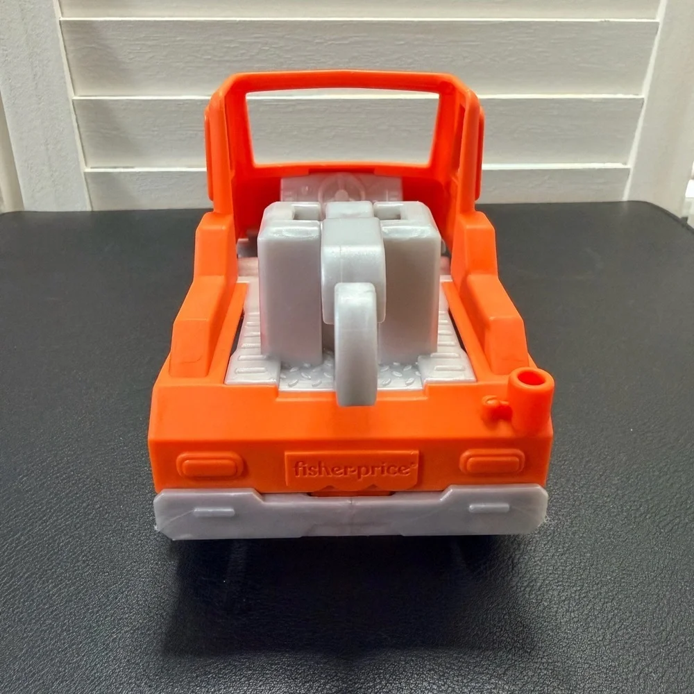 Fisher-Price Little People Orange Tow Truck Toy